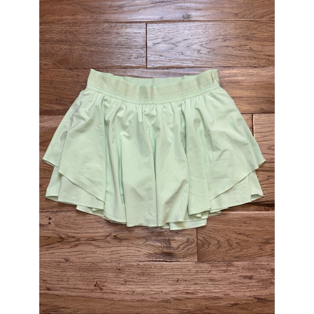 Lululemon Court Rival High Rise Skirt *Long Size 10 Green LW8AH4T